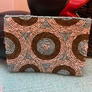 Handmade Seed Bead coin purse!